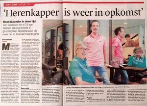 Herenkapper is weer in opkomst