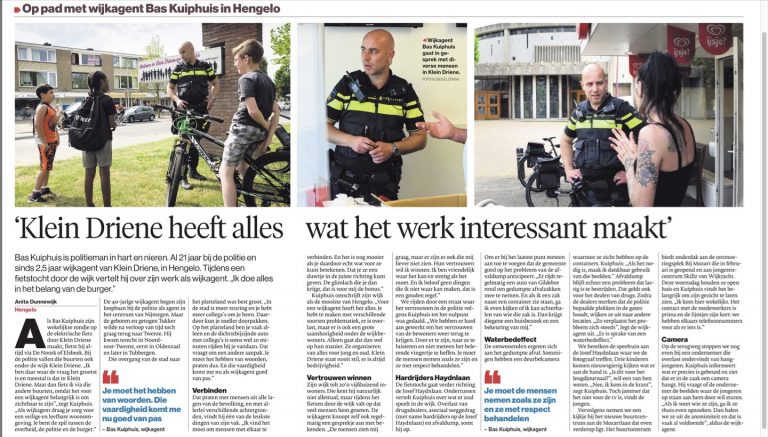 Op pad met de wijkagent - reportage