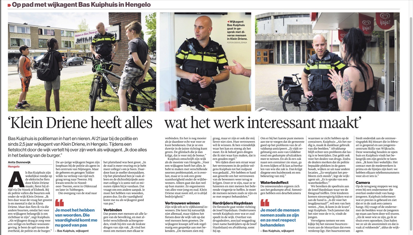 Op pad met de wijkagent - reportage