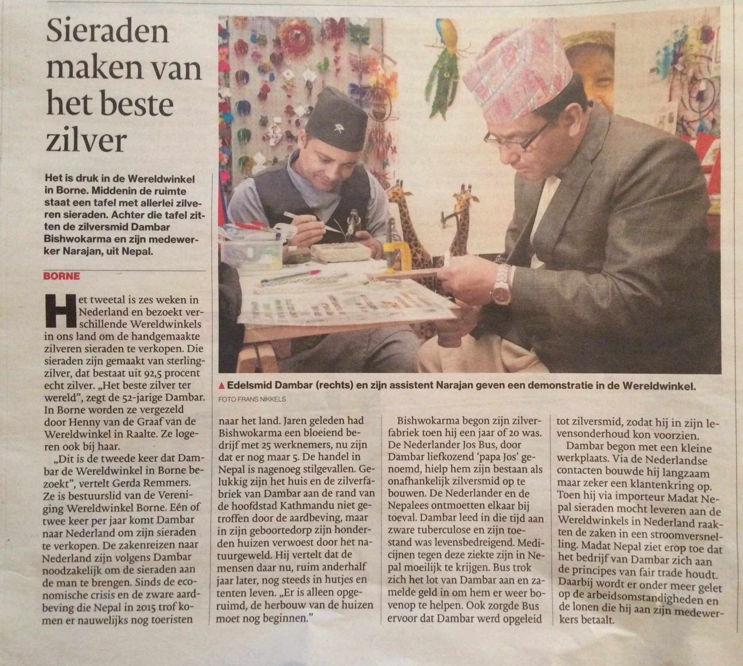 Sieraden maken van het beste zilver